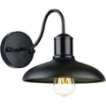 10" Black Gooseneck Outdoor Barn Light, 1 Pack