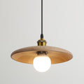Solid Wood Walnut LED Pendant Light