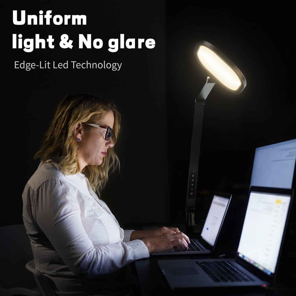 Edge-lit LED Desk Lamp