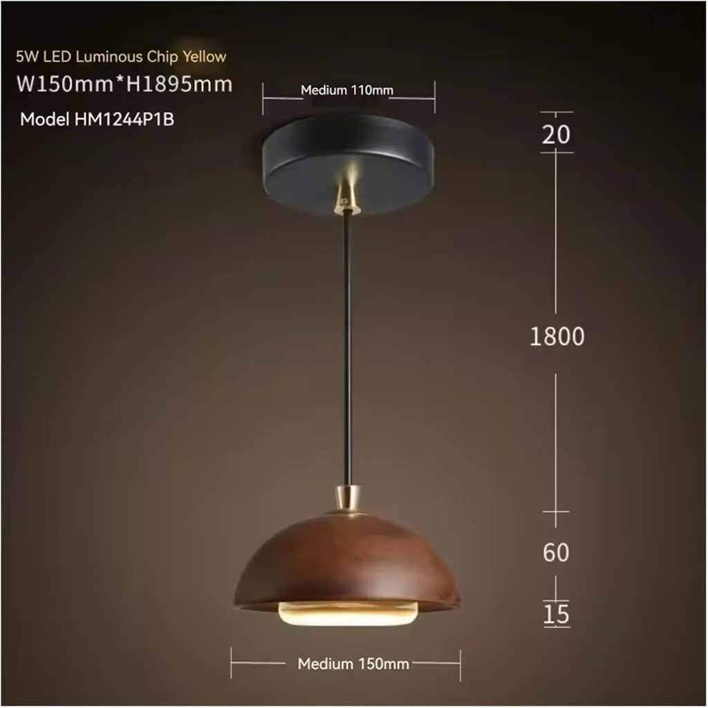 Wood LED Pendant Light