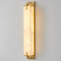 23.6" Gold Natural Alabaster Wall Sconce