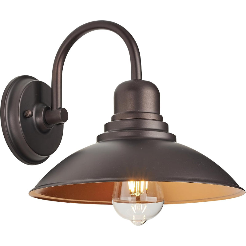 Bronze Gooseneck Barn Wall Sconce