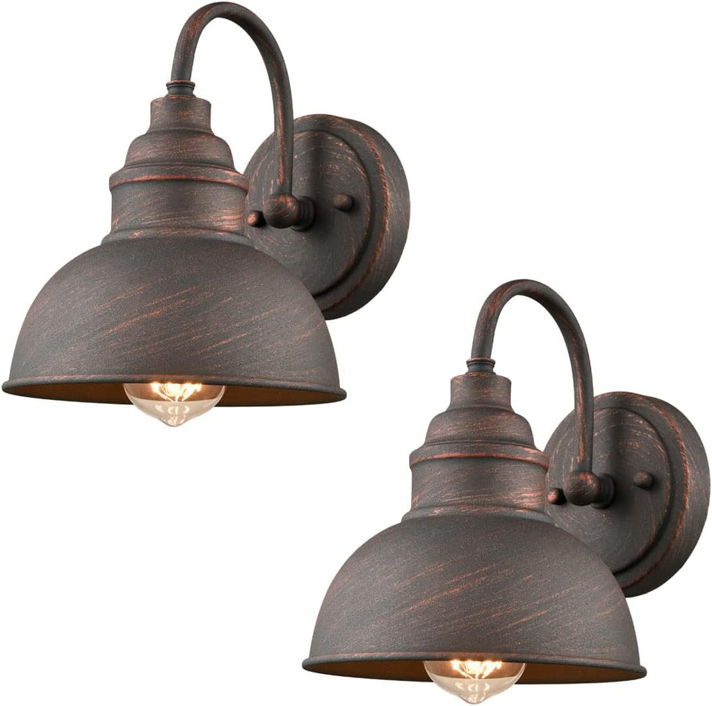Rustic Gooseneck Barn Wall Sconce