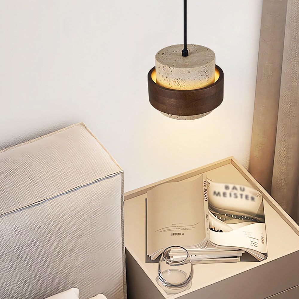 Travertine Wabi-sabi Pendant Light