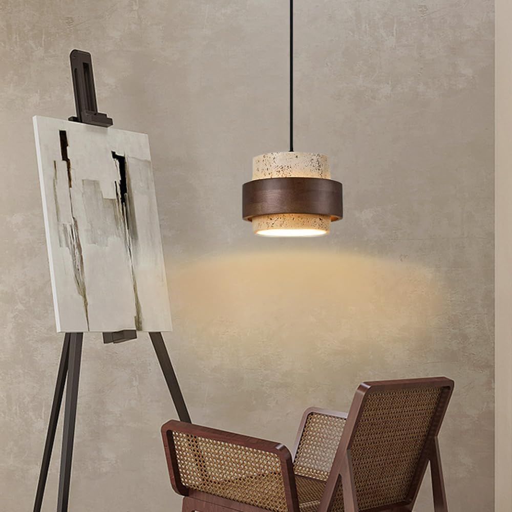 Travertine Wabi-sabi Pendant Light