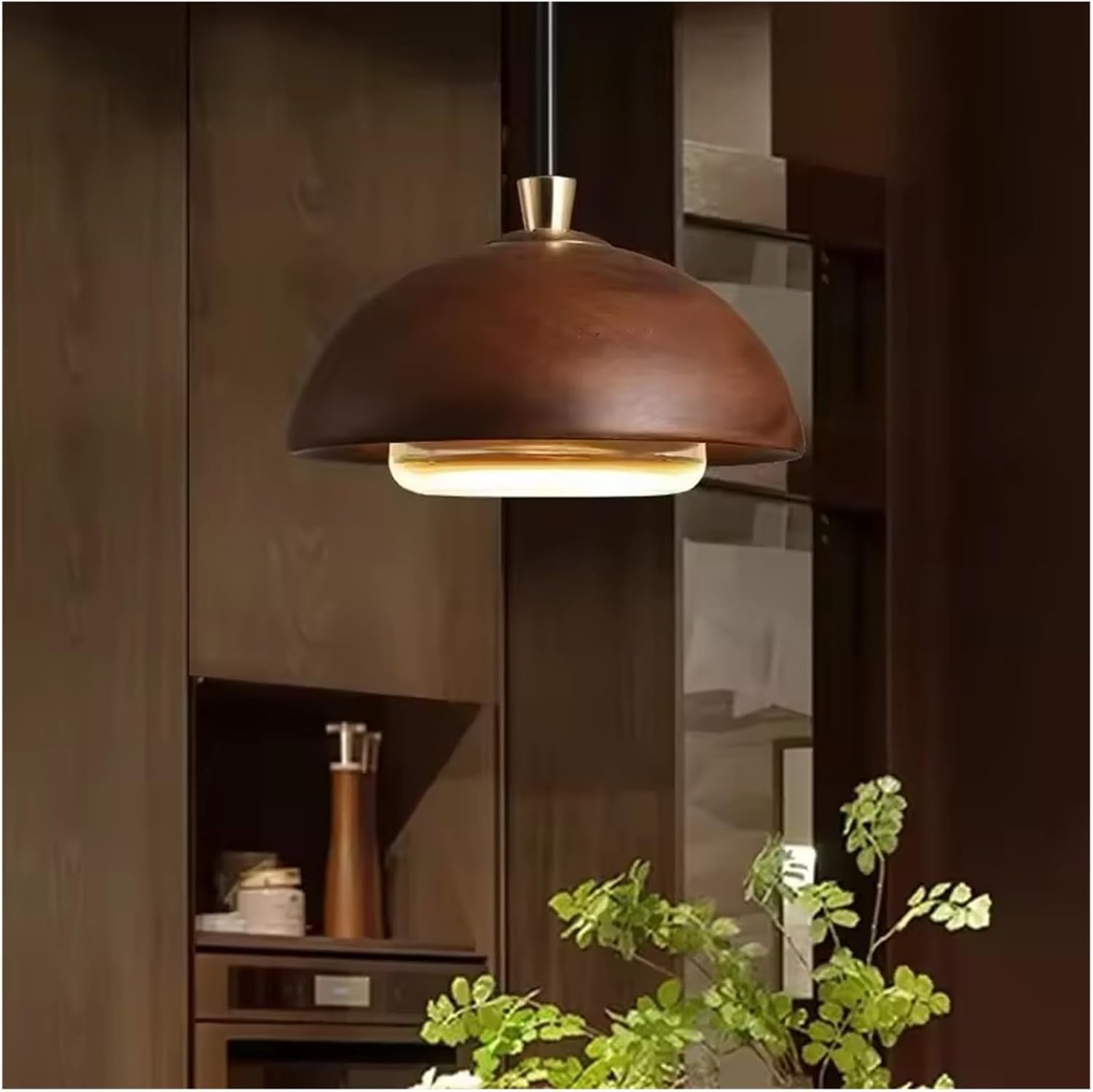 Wood LED Pendant Light