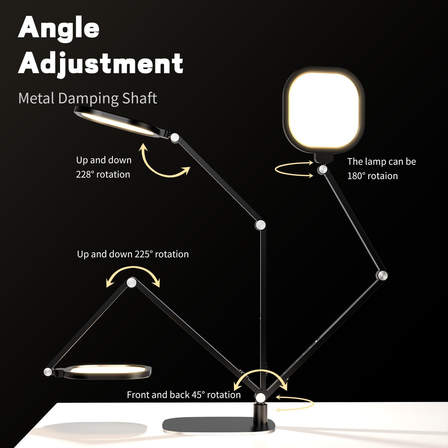 Edge-lit LED Desk Lamp