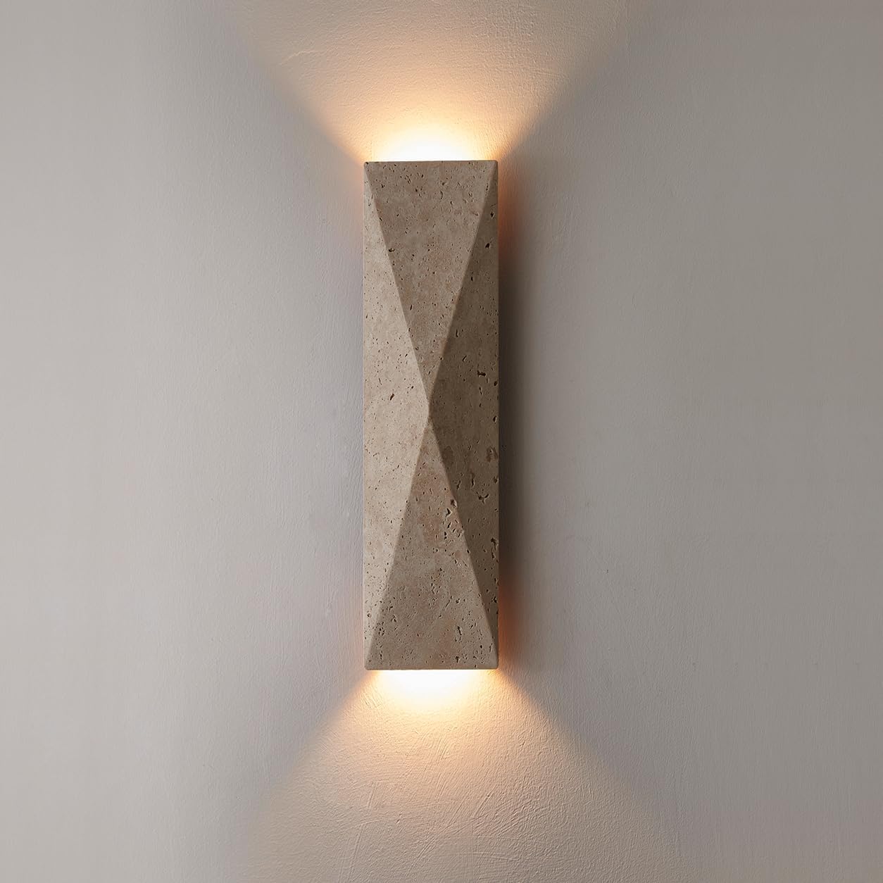 Stone Up Down Wall Sconce