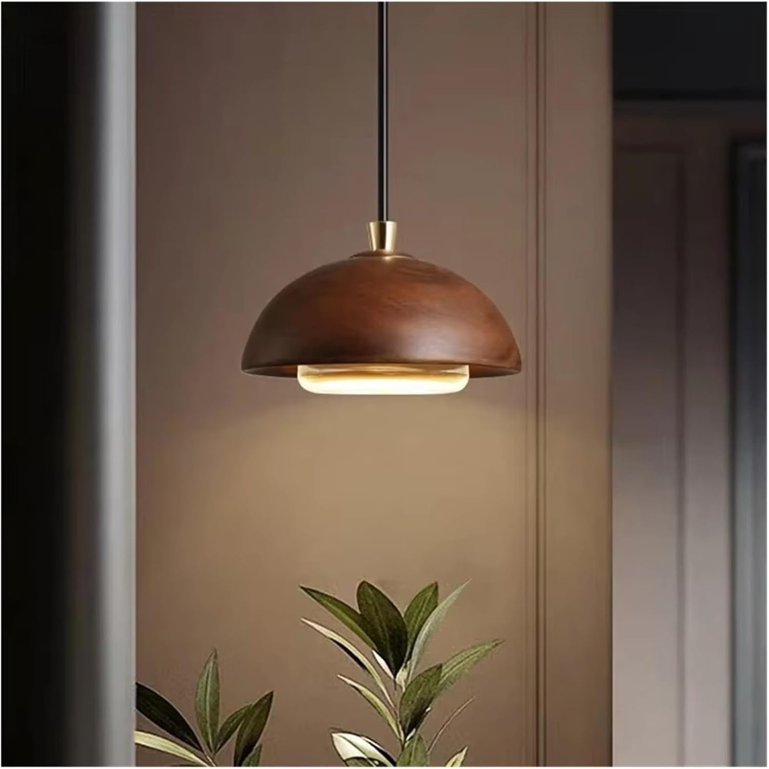 Wood LED Pendant Light