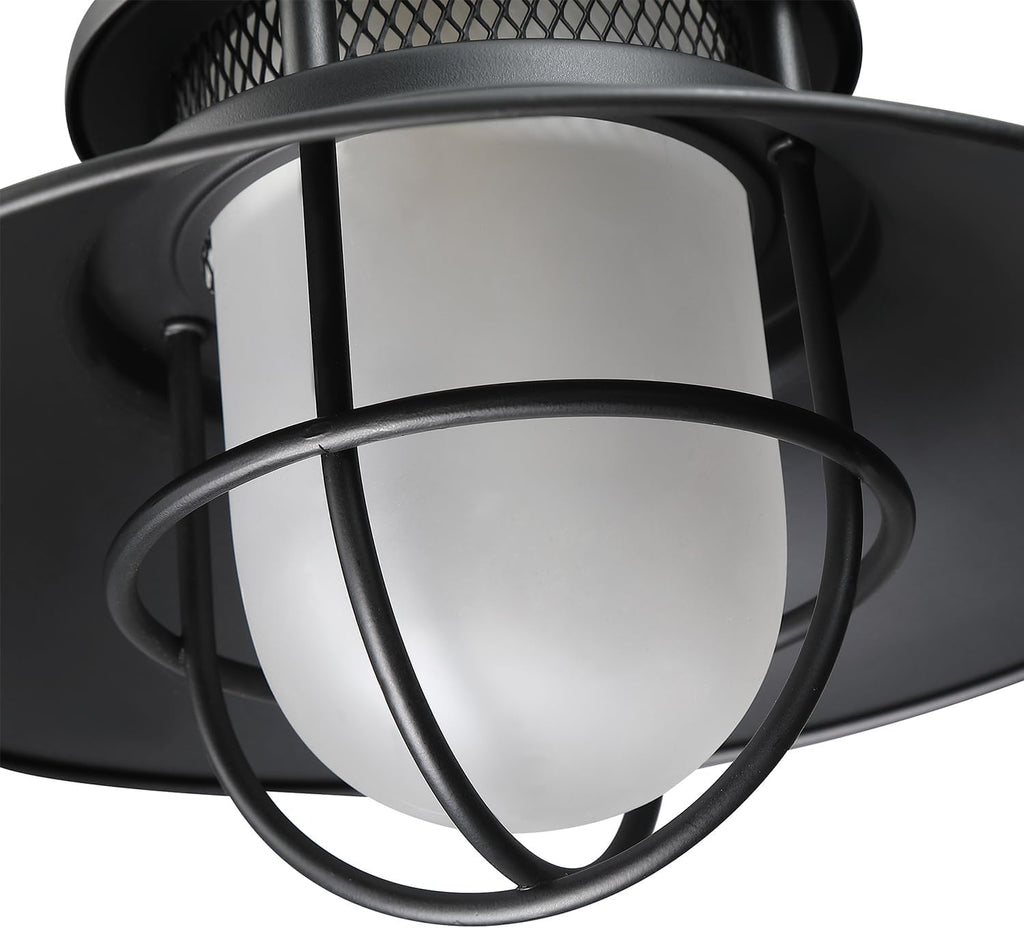 Gooseneck Barn Light with Cage, Outdoor Wall Sconce