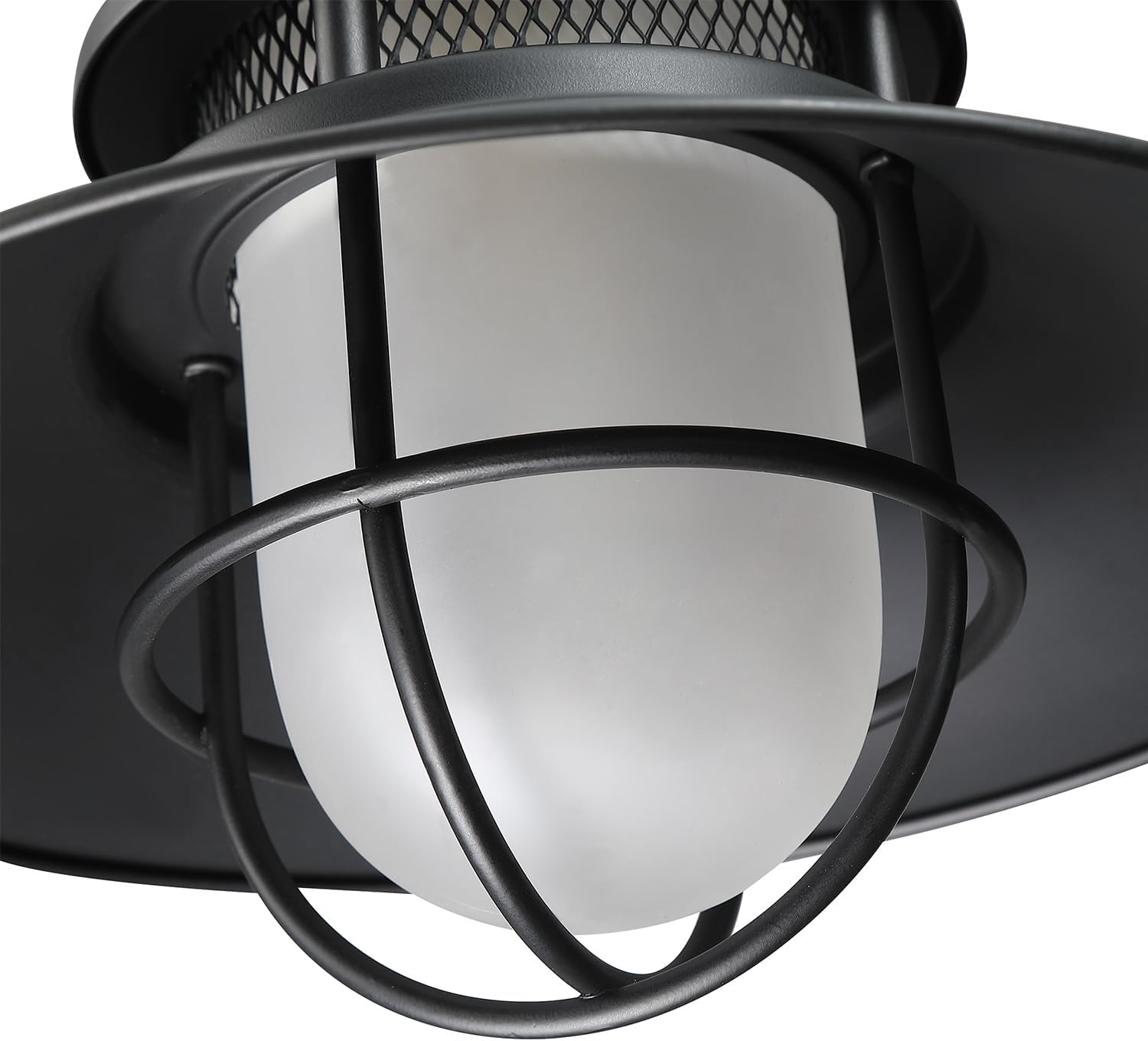 Gooseneck Barn Light with Cage, Outdoor Wall Sconce