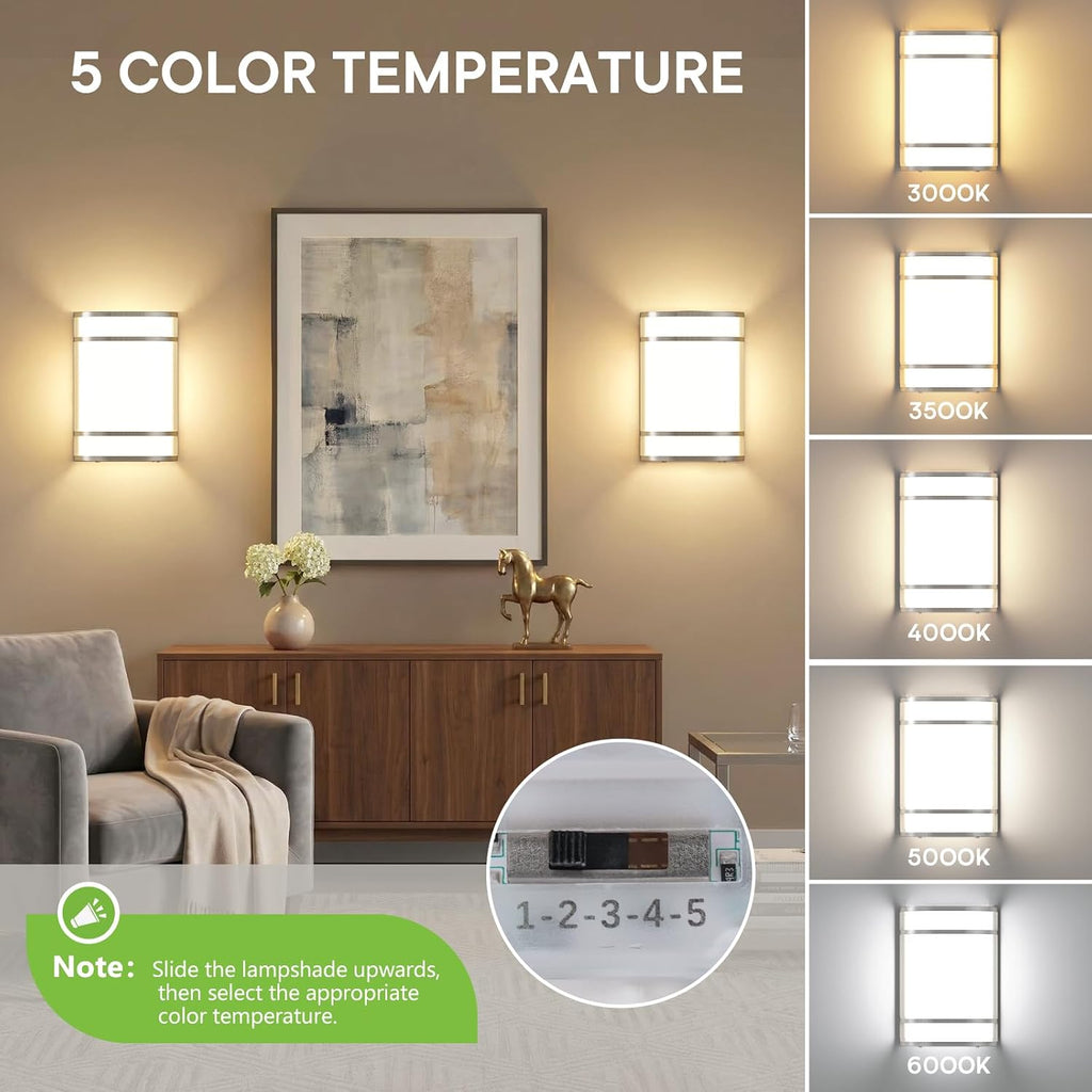 Adjustable CCT LED Indoor Wall Sconce