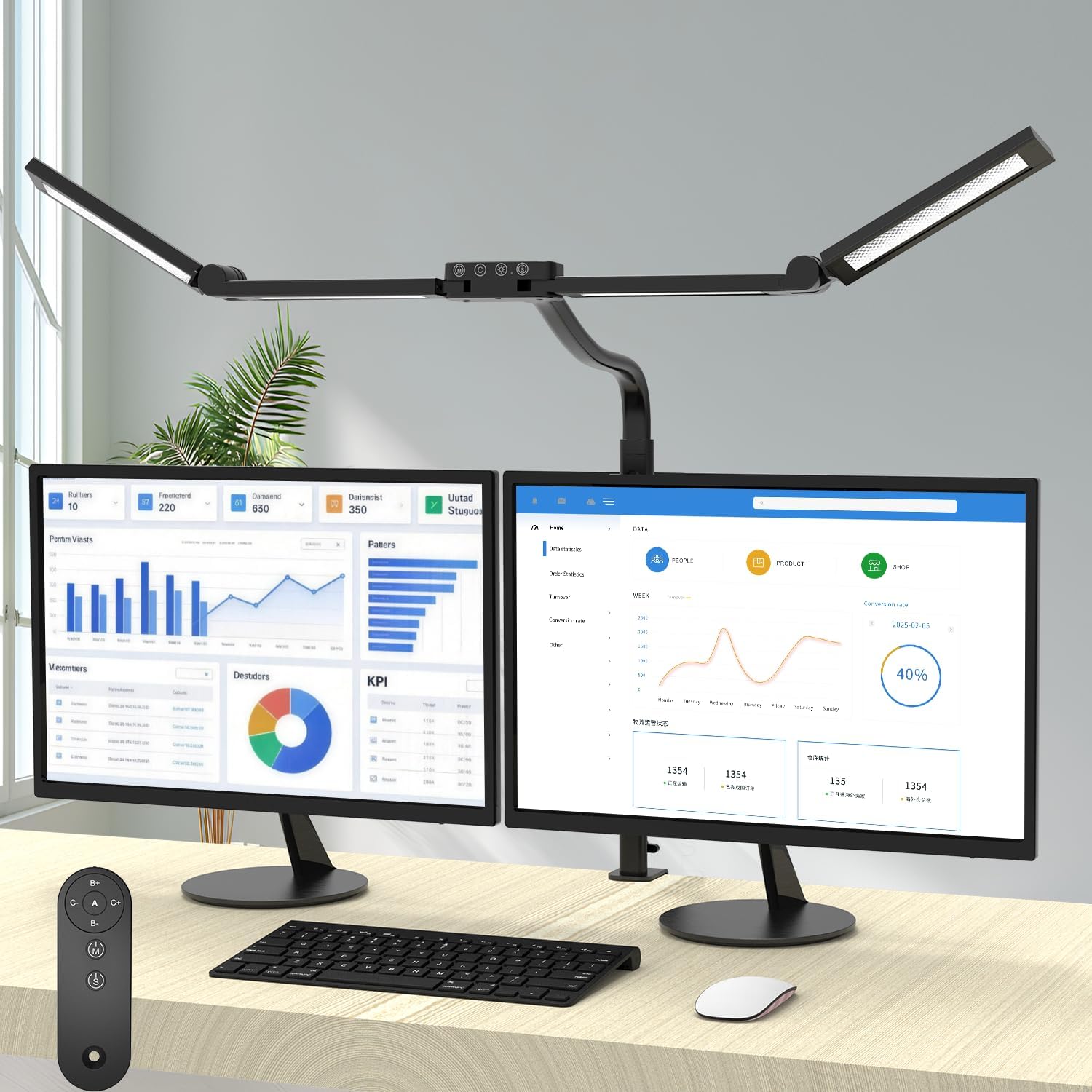 24W Remote Clamp Architect Desk Lamp