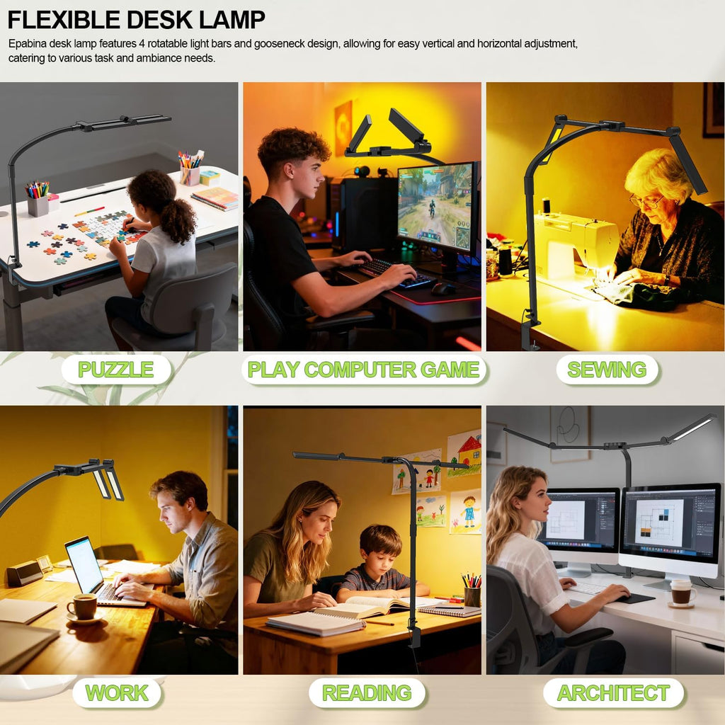 24W Remote Clamp Architect Desk Lamp