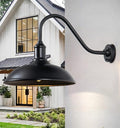 18" Gooseneck Barn Light, Waterproof Wall Sconce