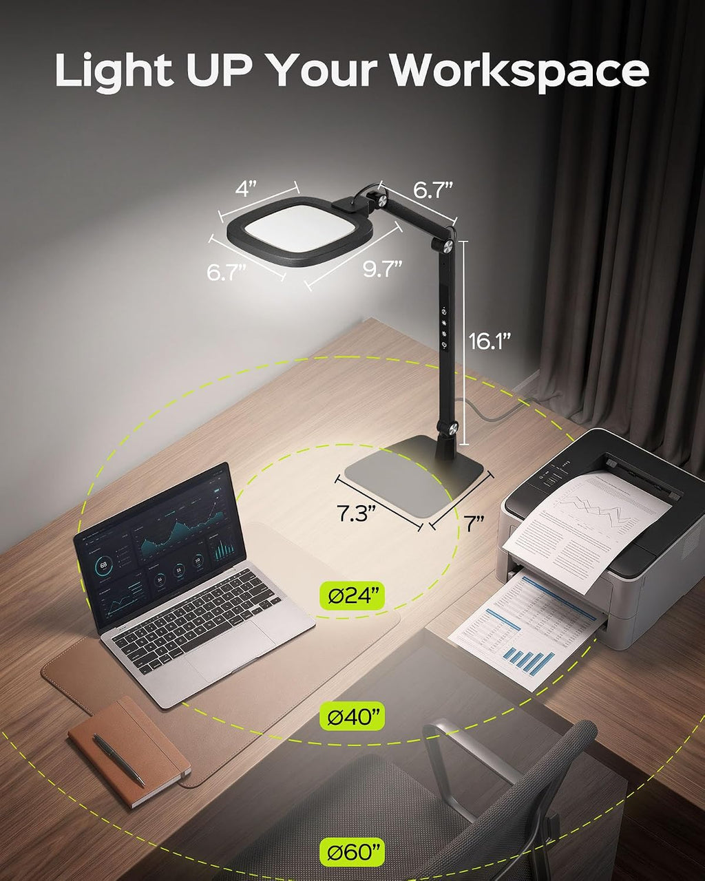 18W LED Desk Lamp for Video Conferencing