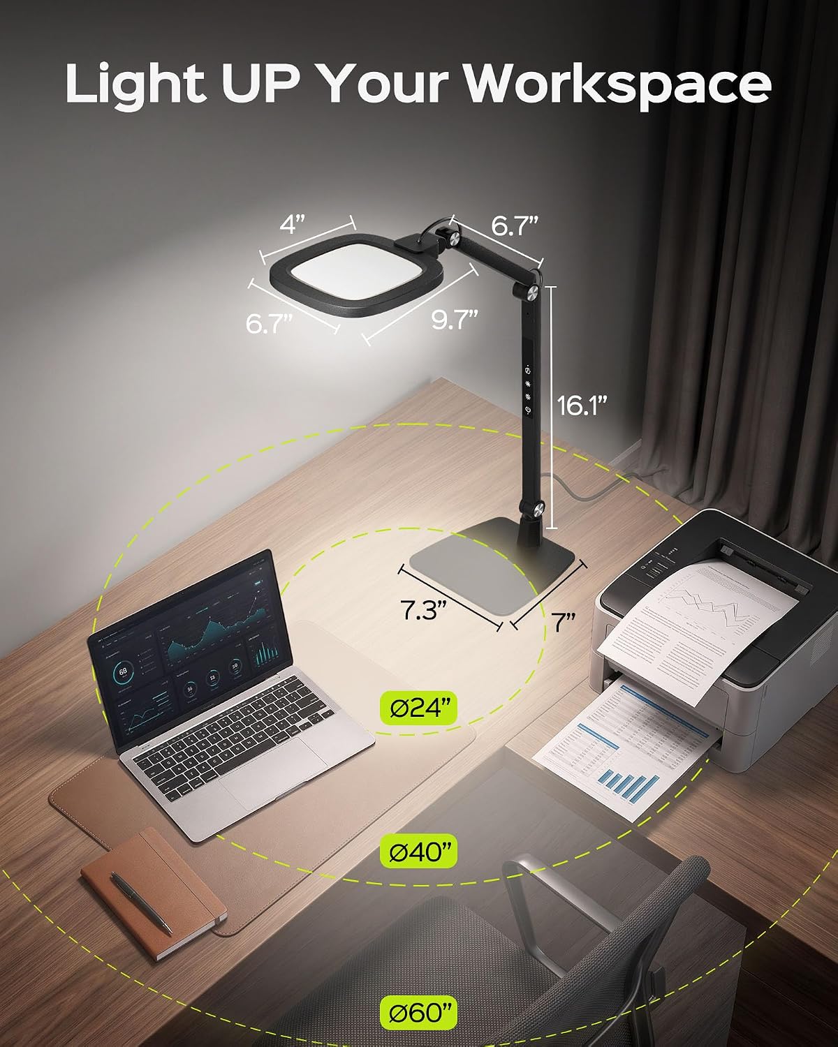 18W LED Desk Lamp for Video Conferencing