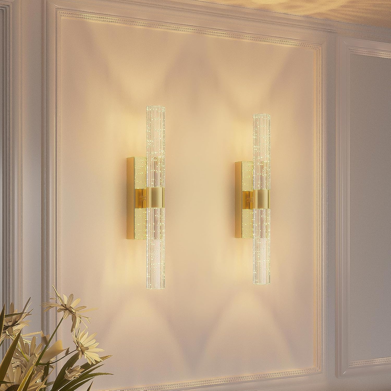 Rechargeable Wall Sconces Set of 2