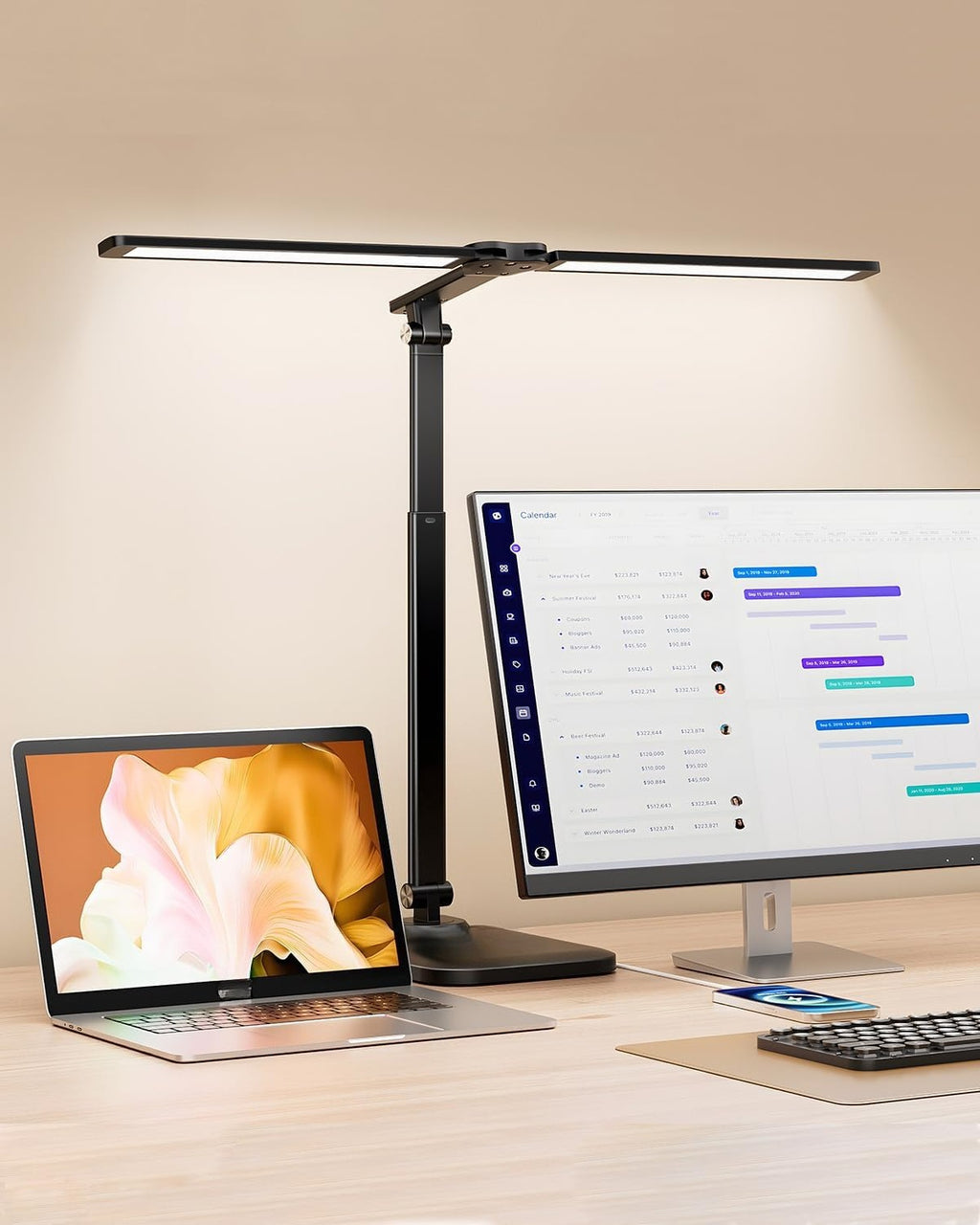 Adjustable USB Desk Lamp